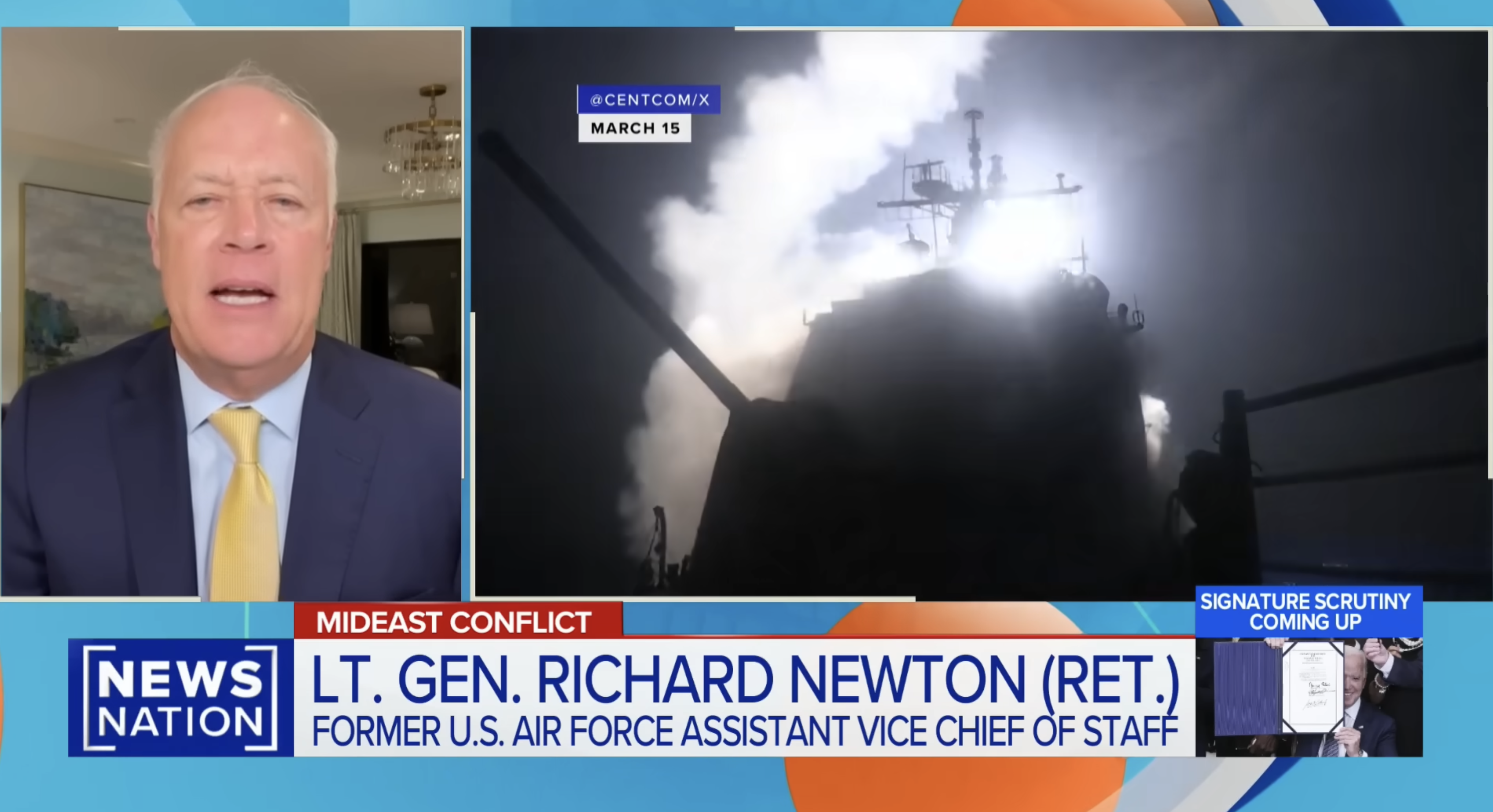 Lt General Newton 3 Star Air Force General / Public Speaker